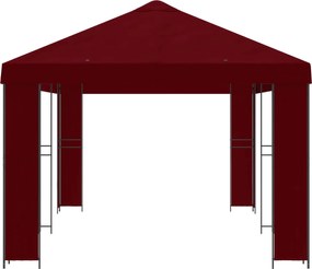 vidaXL Κήπος Γκαζebo 6 x 3 m Μπορντό Πολυεστέρας και Χάλυβας 190