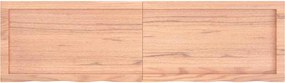 vidaXL Πάγκος Μπάνιου Αν. Καφέ 140x40x(2-4) εκ. Επεξεργ. Μασίφ Ξύλο