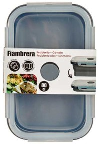 Κυτίο Γεύματος Kinvara Γκρι Διαφανές ABS 800 ml (x6)