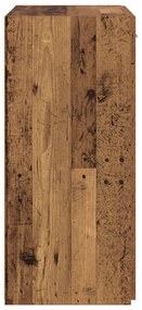 vidaXL Ντουλάπι Αποθήκευσης Παλιό Ξύλο 80x42.5x93.5 εκ από Τεχνητό Ξύλο