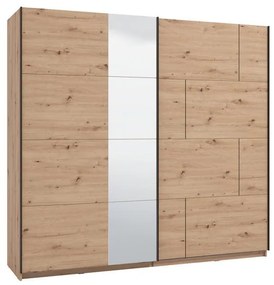 Ντουλάπα Συρόμενη ALERIA 220 OG Artisan oak 220x61x205εκ. 220x61x205 εκ.