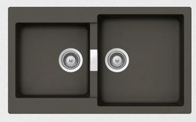 Schock Manhattan 30290 - Νεροχύτης Κουζίνας Γρανίτη 86x50 - Asphalt