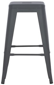 ΣΚΑΜΠΟ ΜΕΣΑΙΟΥ ΥΨΟΥΣ ΜΕΤΑΛΛΙΚΟ MELITA-PRO HM8573.50 ΓΚΡΙ 43x43x67Υεκ. (1 Τεμμάχια)