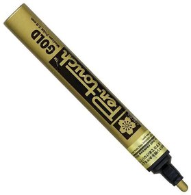 Sakura μαρκαδόρος μεταλλικός χρυσός 2mm Μ 12 τμχ.