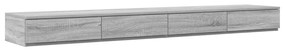 vidaXL Γκρι Σύρτες Κρεβατιού Σονόμα 180x36,5x16,5 εκ από Επεξεργασμένο Ξύλο