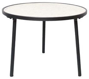 Τραπεζάκι Σαλονιού 192038 275-00-019 55x55x42cm Black-Beige Metal