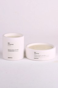 Candle Set (2 Pieces) Bby Sunshine White