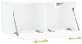 vidaXL Ντουλάπι Τοίχου Λευκό 80 x 36,5 x 35 εκ. από Επεξεργασμένο Ξύλο