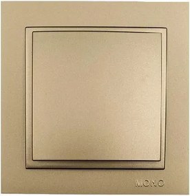 Διακόπτης απλός Mono Electric τιτάνιο Despina Metallic