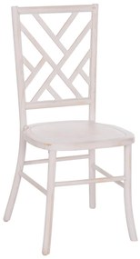 ΚΑΡΕΚΛΑ ΑΠΟ ΤΟΟΝ ΞΥΛΟ WHITE WASH 41x46x95Υεκ.