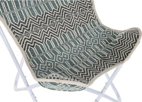 Κήπος πολυθρόνα DKD Home Decor Μπλε Λευκό Πράσινο Σίδερο 74 x 65 x 90 cm