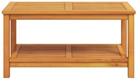vidaXL Τραπεζάκι σαλονιού Καφέ 110 x 55 x 45 cm Μασίφ ξύλο ακακίας