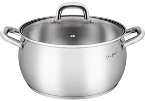 Lamart Κατσαρόλα Με Καπάκι Shape 24cm 6lt Από Ανοξείδωτο Ατσάλι LT1162