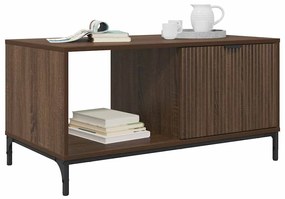 vidaXL Τραπεζάκι σαλονιού Καφέ δρυς 90 x 49 x 46 εκ.