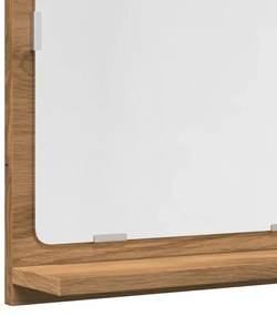 vidaXL Ντουλάπι καθρέφτη μπάνιου Artisan Oak Κατασκευασμένο ξύλο