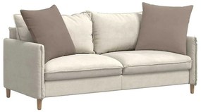 vidaXL Μαξιλάρι Καναπέ 2 pcs Taupe 80 x 80 cm ύφασμα