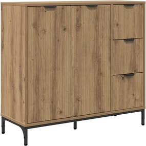 vidaXL Πλαϊνό γραφείο Artisan Oak 89,5 x 33 x 82 εκ.