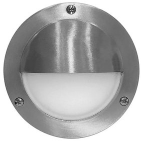 Adeleq Led Πλαφονιέρα Σκίαστρο Αλουμινίου 1W Ψυχρό Σατινέ 3-90926600