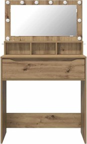 vidaXL Τραπέζια Ντυσίματος Κρεβατοκάμαρας Artisan Oak