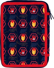 Κασετίνα Διπλή Γεμάτη (21x15x5) Must Iron Man 506238