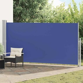 vidaXL Σκίαστρο Πλαϊνό Συρόμενο Μπλε 160 x 500 εκ.