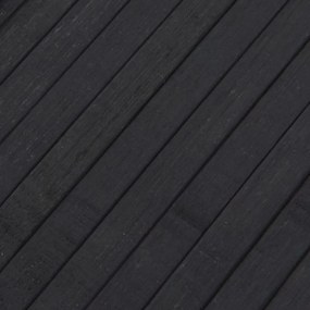 vidaXL Χαλί Ορθογώνιο Γκρι 80 x 1000 εκ. Μπαμπού