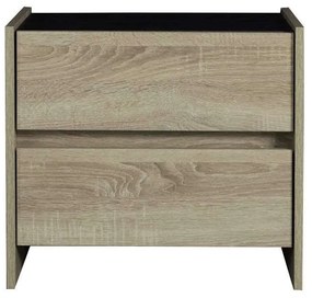 Κομοδίνο Gasper 09-1222 55x36xH49cm Sonoma Μελαμίνη