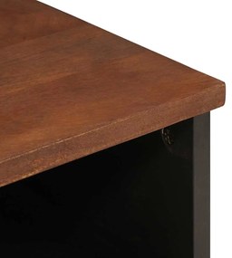 vidaXL Κομοδίνο 2 pcs Καφέ 40 x 33 x 46 εκ. Μασίφ ξύλο ακακίας