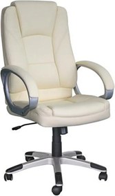 BF6950 Πολυθρόνα Γραφείου Διευθυντή, Pu Άσπρο   1τμχ