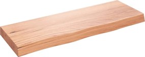 vidaXL Πάγκος Μπάνιου Αν. Καφέ 80x30x(2-6) εκ. Επεξεργ. Μασίφ Ξύλο