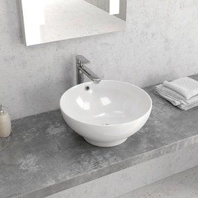 Νιπτήρας Επικαθήμενος LT 3065 40,5x40,5x18cm White Karag Πορσελάνη