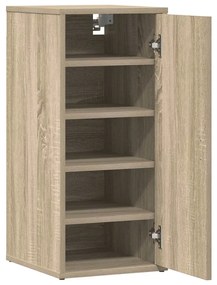 vidaXL Παπουτσοθήκες 2 τεμ. Sonoma Δρυς 32x35x70 εκ. από Μοριοσανίδα