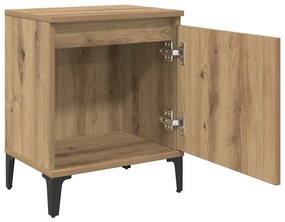 vidaXL Κομοδίνο artisan δρυς 40 x 30 x 50 cm Επεξεργασμένο ξύλο