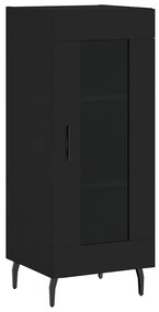 vidaXL Ντουλάπι Μαύρο 34,5 x 34 x 90 εκ. από Επεξεργασμένο Ξύλο