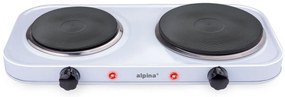 Ηλεκτρική Εστία 2 Ζωνών 2500W ALPINA