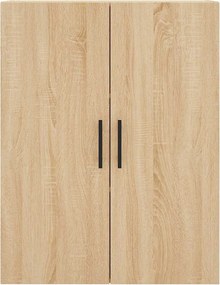 vidaXL Ντουλάπι Sonoma δρυς 69,5 x 34 x 180 εκ. από Επεξεργασμένο Ξύλο