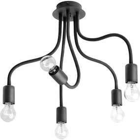 Φωτιστικό Οροφής Flex V 9766 Black Nowodvorski Metal, Plastic