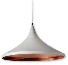 Ceiling Light S Line  Χειροποίητο Σφυρήλατο Λευκό Ορειχάλκινο Κρεμαστό SS105-0091