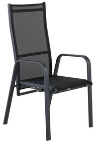 Σετ Τραπέζι και καρέκλες Dallas 3695, HPL, Ύφασμα, Μέταλλο | Epipla1.gr