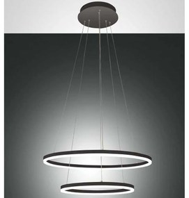 Φωτιστικό Οροφής Smart Giotto 3508-45-101-01 Φ40/60x200cm Dim Led 5320lm 52W Black Fabas Luce