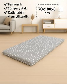 Stewehome Στρώμα αφρού για δάπεδο ή μπαλκόνι 180x70x6 cm