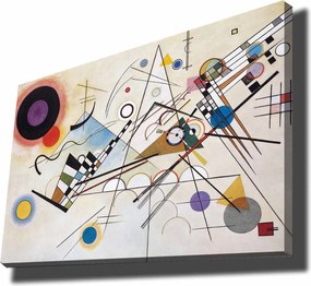 Decorative Canvas Painting 70100KANDINSKY006 Multicolor