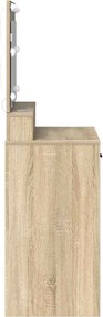 vidaXL Τραπέζι περιποίησης Δρύς Sonoma 79 x 41 x 135 εκ.