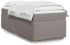 ΚΡΕΒΑΤΙ BOXSPRING ΜΕ ΣΤΡΩΜΑ TAUPE 100 X 200 ΕΚ. ΥΦΑΣΜΑΤΙΝΟ 3285356