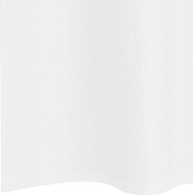 vidaXL Κουρτίνα βυσσινί 2 pcs Λευκό 260 x 140 εκ. Πολυεστέρας