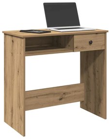 vidaXL Γραφείο Χρώμα Αρτισιανή Δρυς 80 x 40 x 75 εκ. από Επεξ. Ξύλο