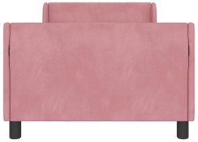 vidaXL Κρεβάτι Παιδικής Κρεβατοκάμαρας με Κεφαλάκι Ροζ 80 x 200 cm