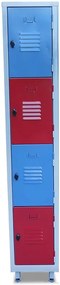 Ιματιοθήκη 38 τεσσάρων θυρίδων 33.5x40x190 DIOMMI 29-012 DIOMMI-29-012