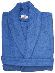 Μπουρνούζι Viopros Classic Bathrobes Μπλε Μπλε SMALL