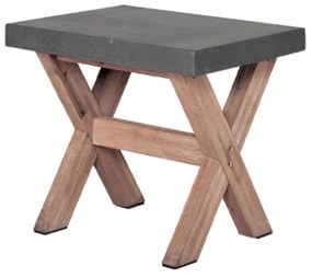 Liberta CAMIRO ΣΚΑΜΠΟ CEMENT 50x40xH45cm 50x40xH45cm 22-0065